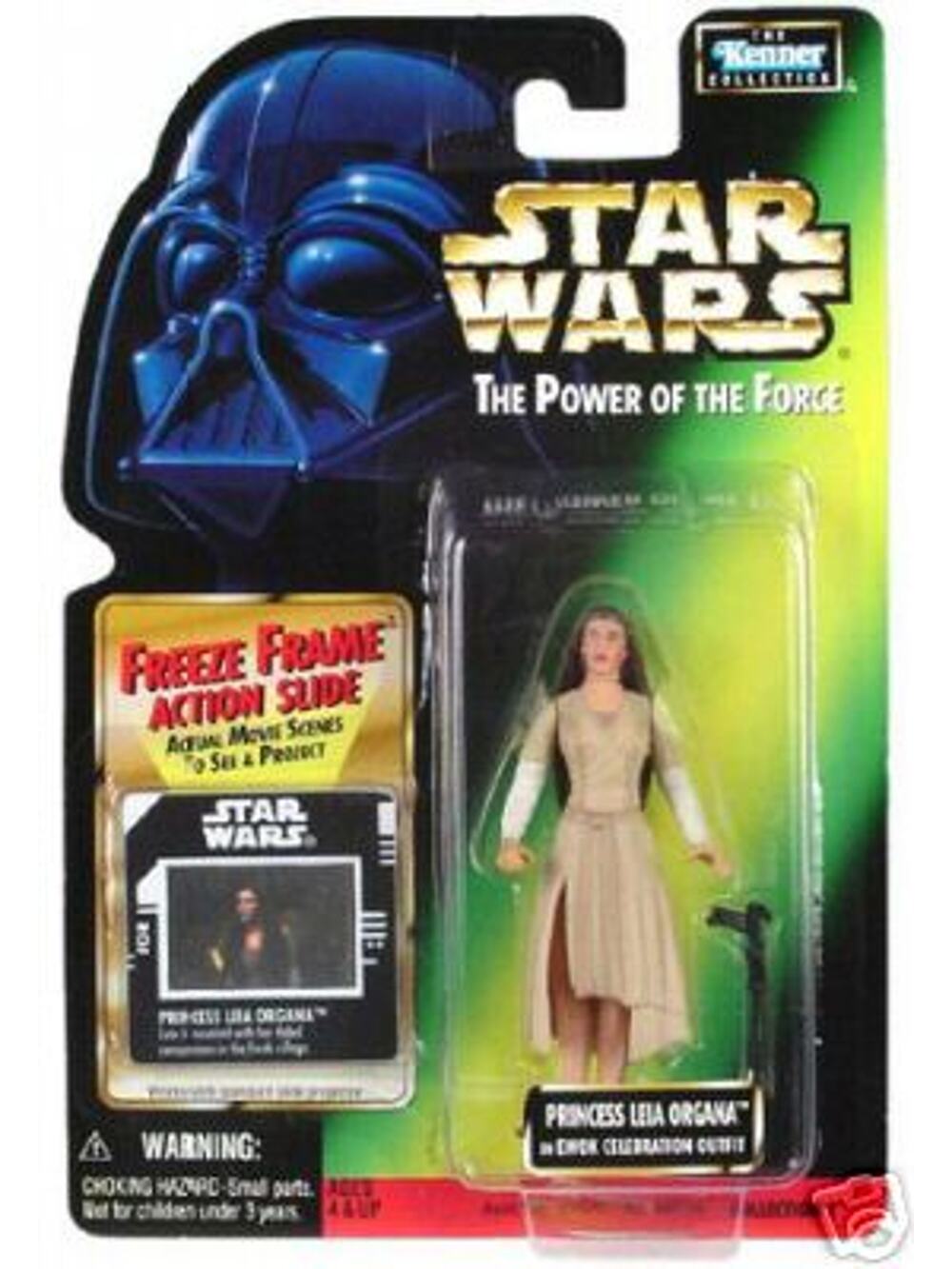 Kenner STAR WARS POWER OF THE FORCE Freeze Fram PRINCESS LEIA ORGANA EWOK OUTFIT
